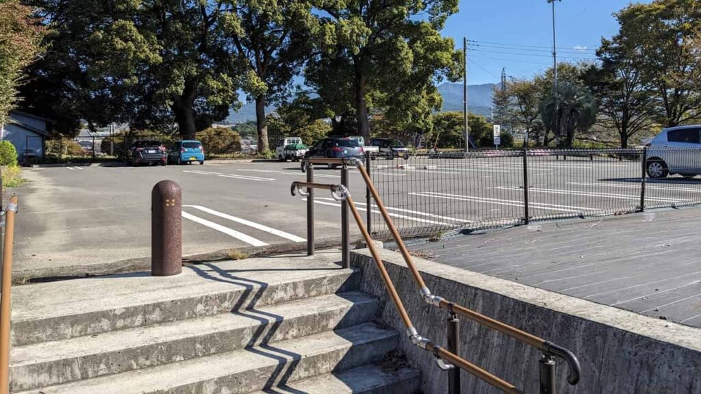 原田公園の第二駐車場