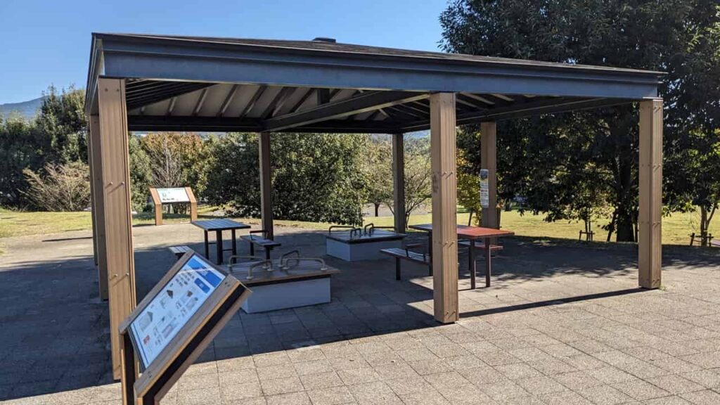 原田公園の防災休憩所