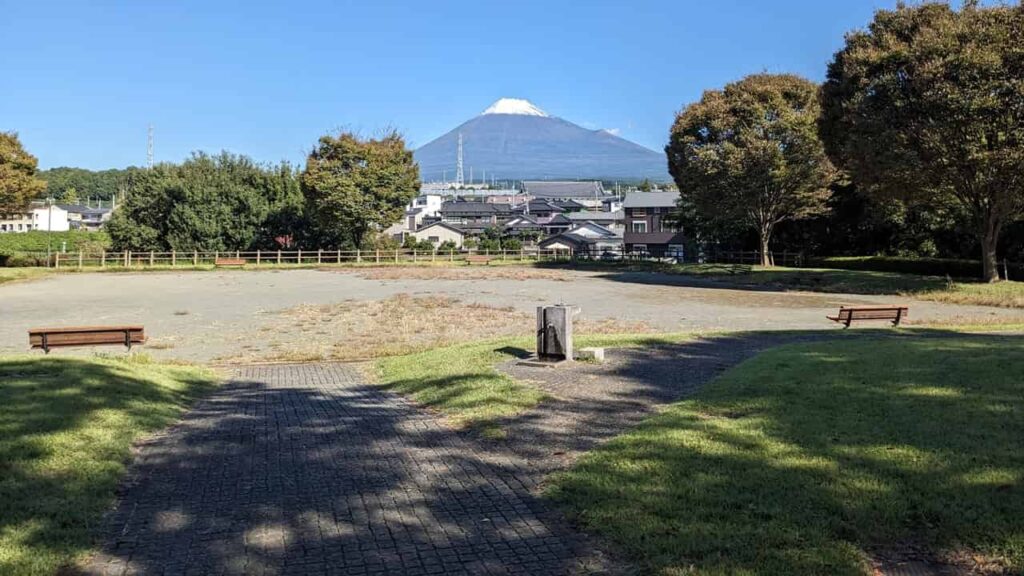 原田公園の富士山