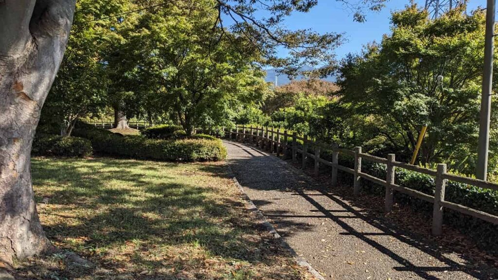原田公園のウォーキングコース
