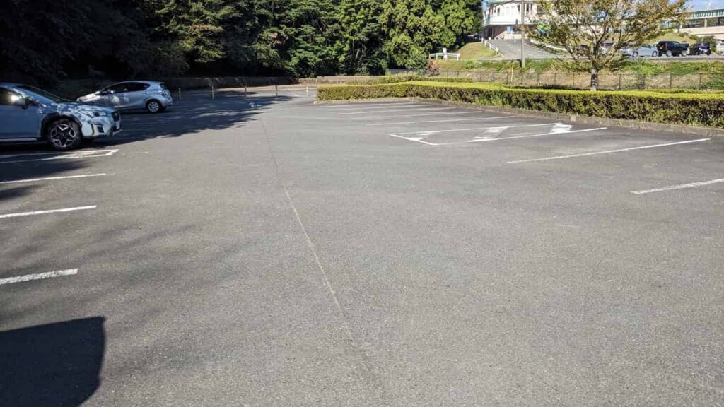 岩本山公園の駐車場