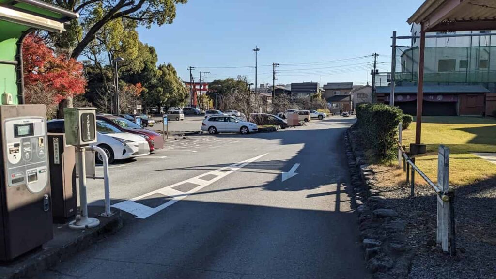 『富士山本宮浅間大社』駐車場