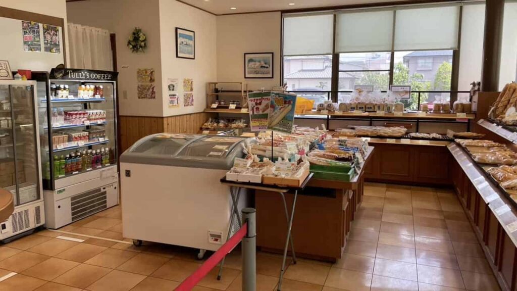 のっぽベーカリーの店内