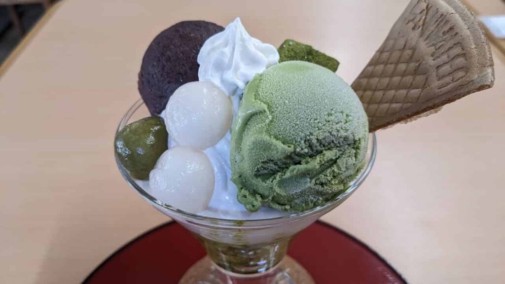 『茶房カノン』和づくし抹茶パフェ