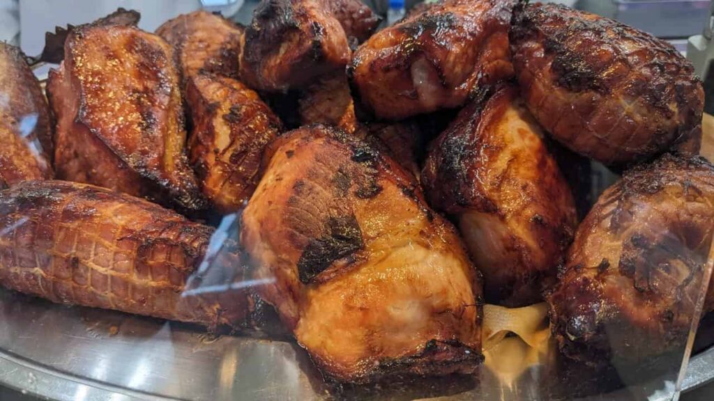 『肉のむらまつ』土日特売の焼豚