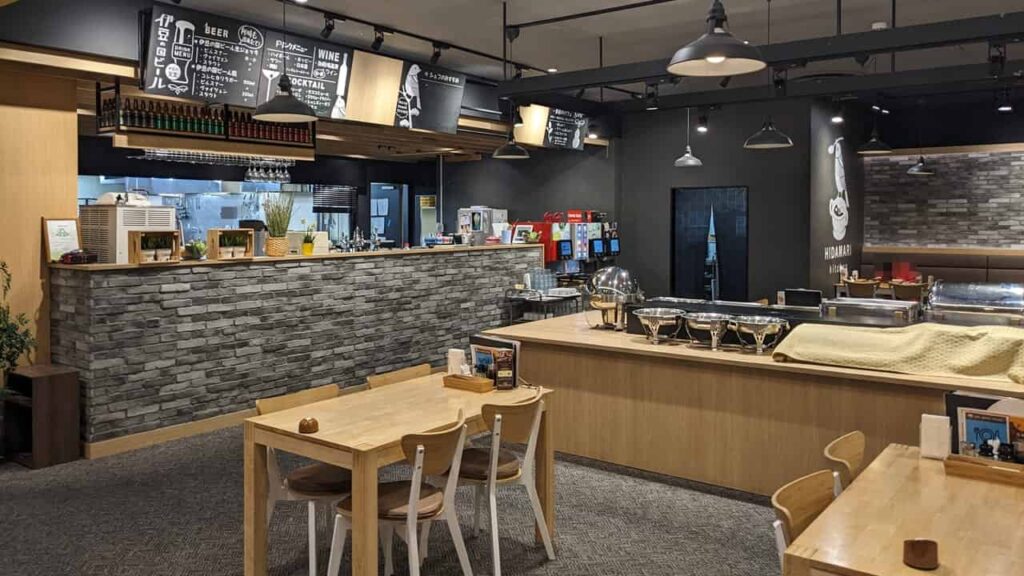 『HIDAMARI kitchen』の店内