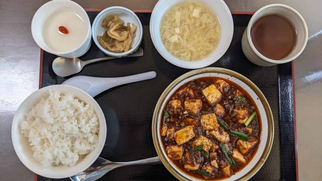ほのぼの亭・陳麻婆豆腐ランチセット