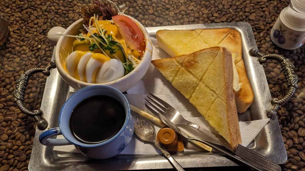 喫茶ヴィーナスのモーニングセットA