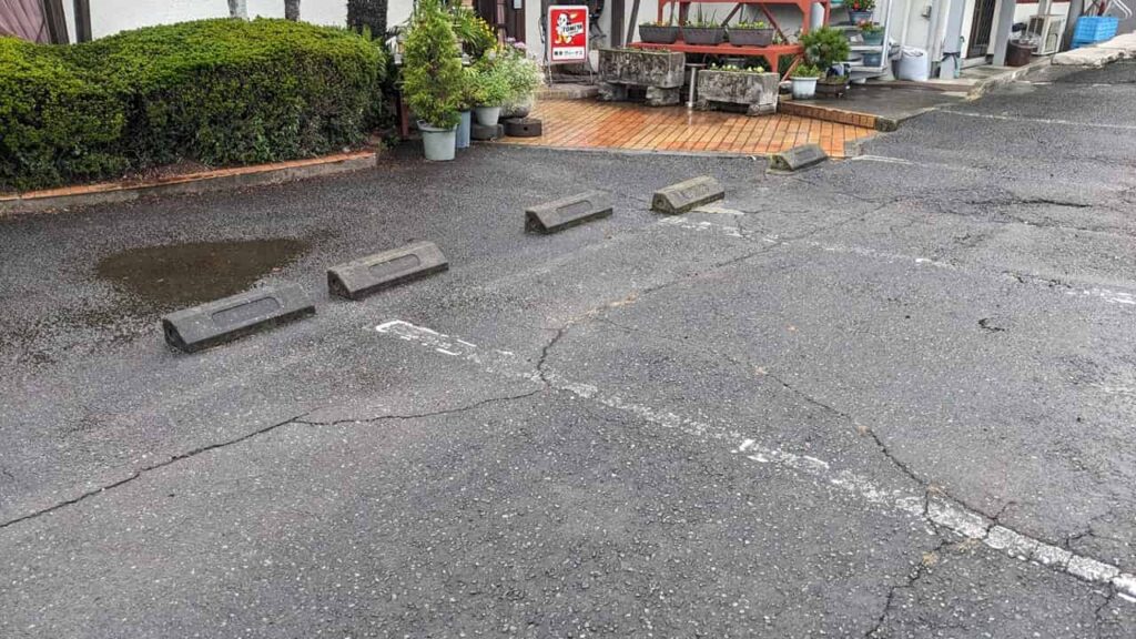 喫茶ヴィーナスの駐車場