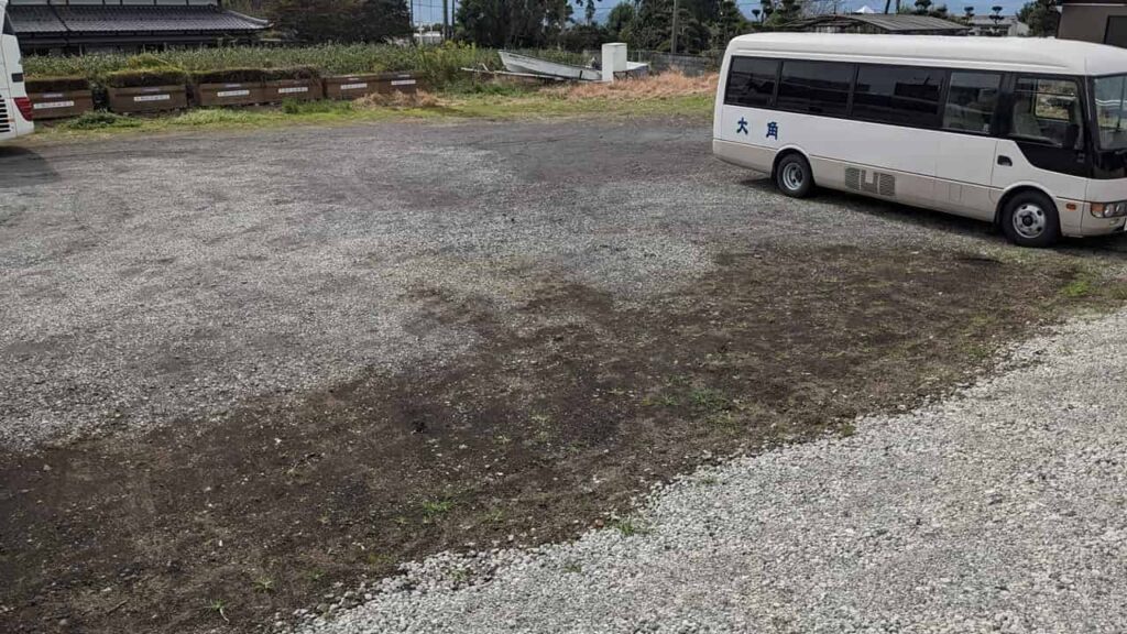 大角の第二駐車場