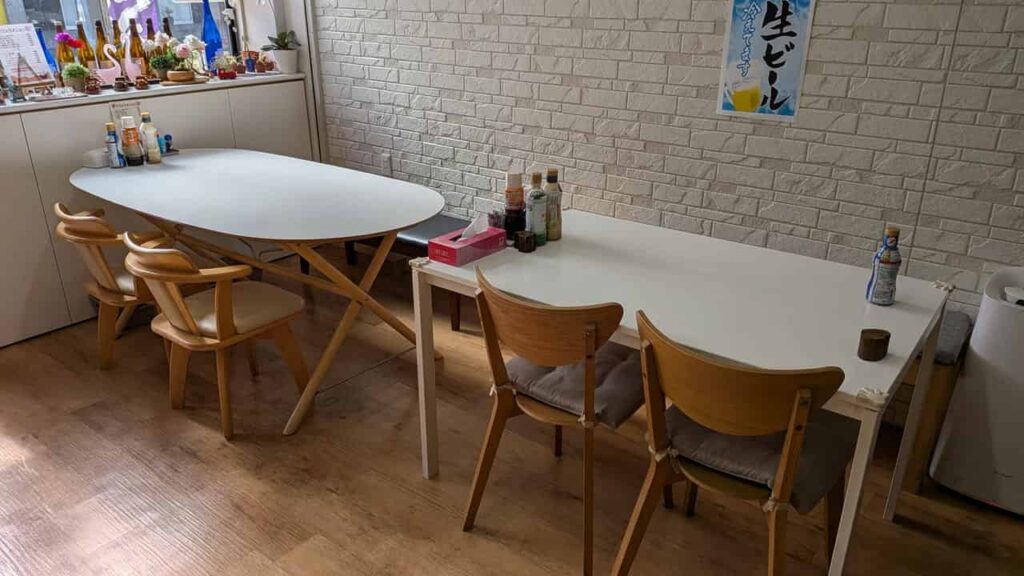 『セブン・セイル』の店内