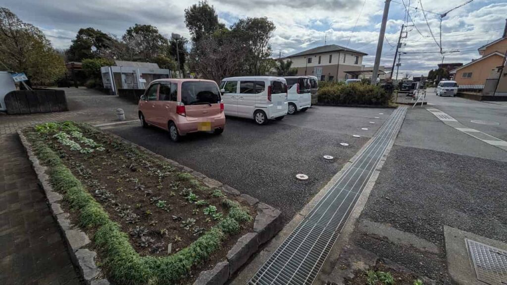 江尾公園の駐車場