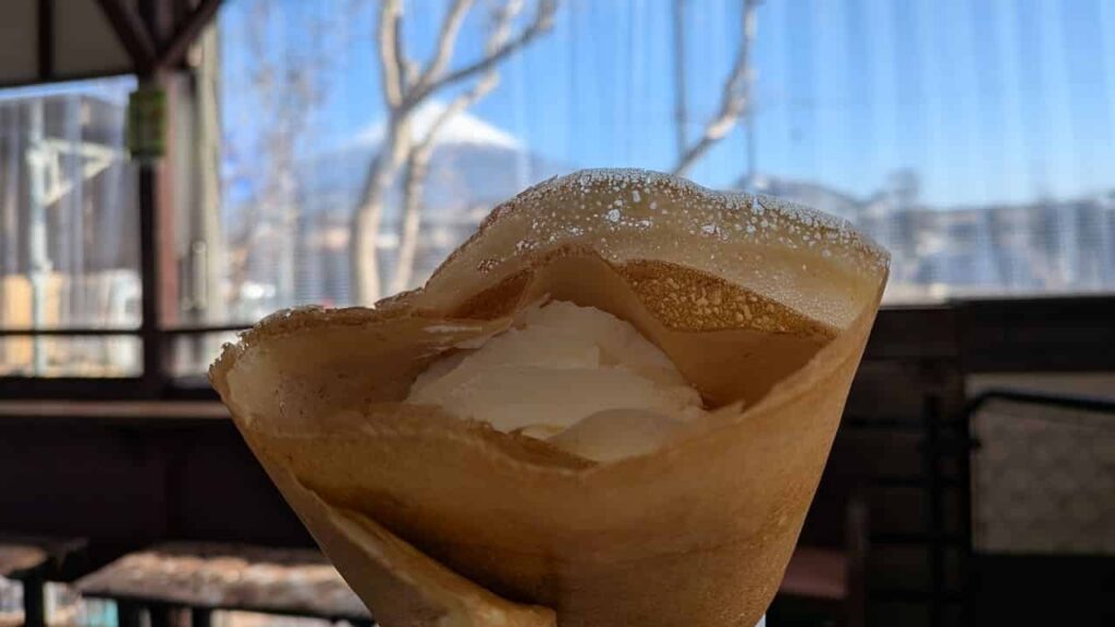 ティコの生クリームクレープ