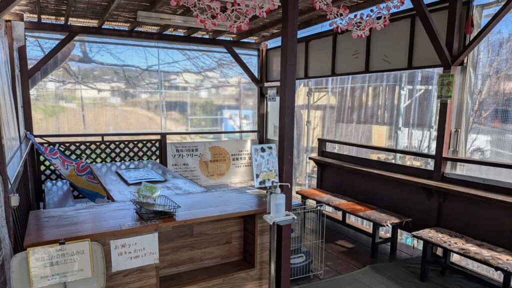 ティコのイートインスペース