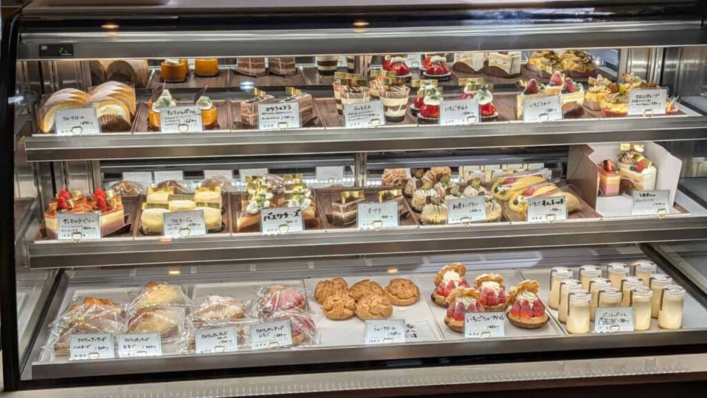 マクレガーのスイーツ。多彩なケーキの種類。