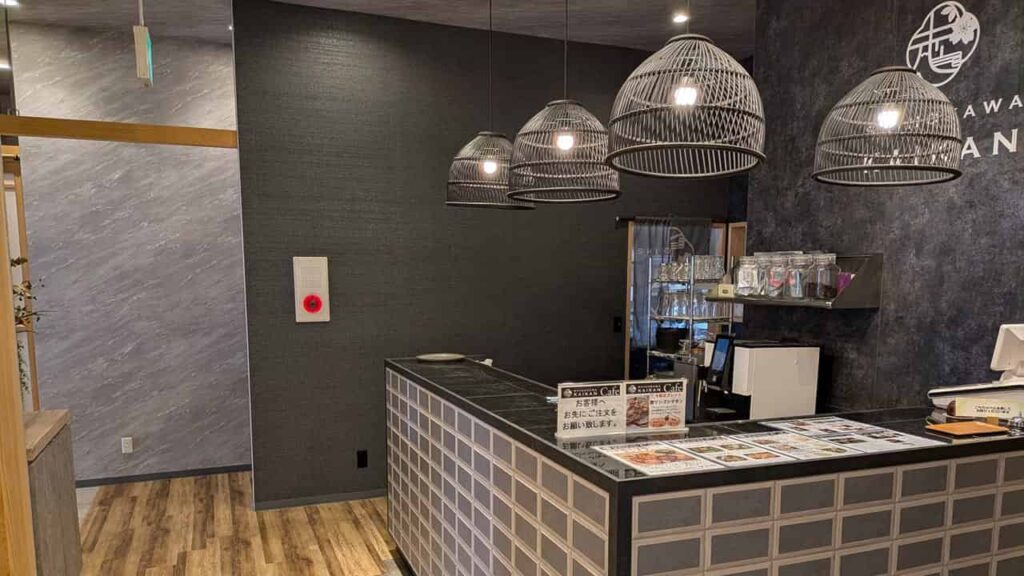 『和カフェ志ほ川』の受付