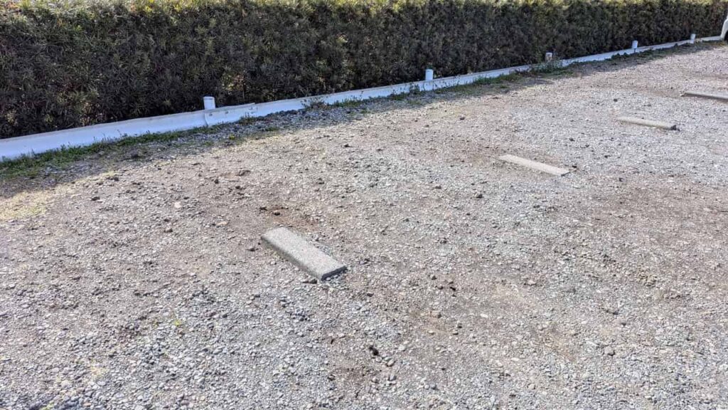 富士見うどんの駐車場