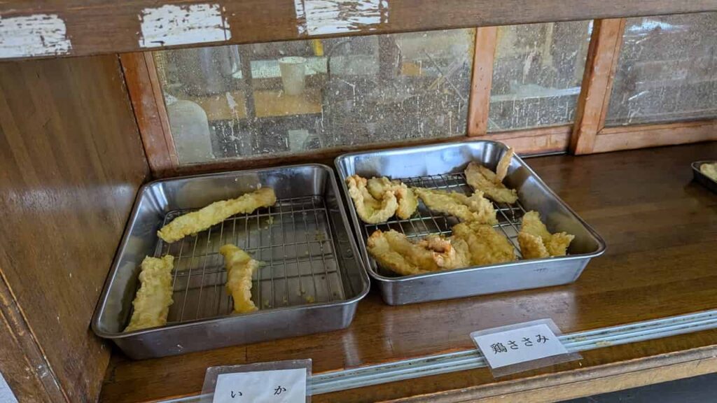 富士見うどんの天ぷら