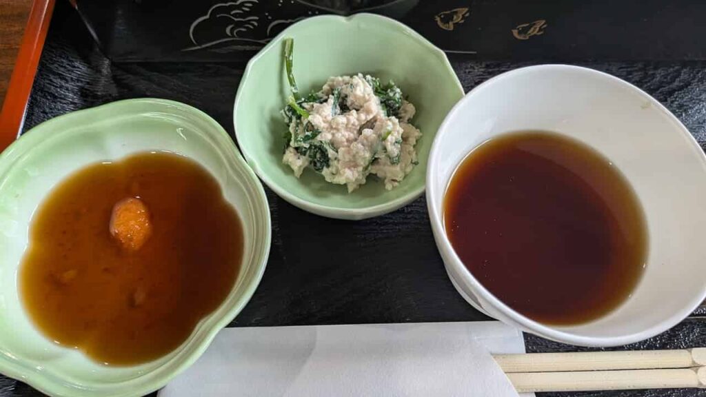 そばつゆと天つゆ