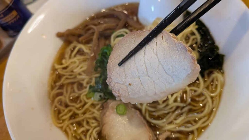 しゅうゆラーメンのチャーシュー