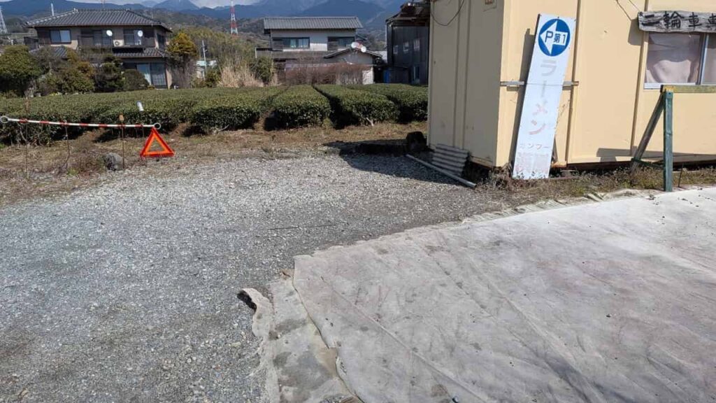 漢風の第一駐車場