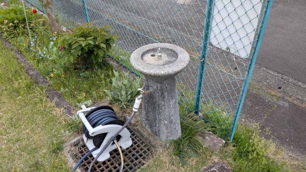 公園内の水道