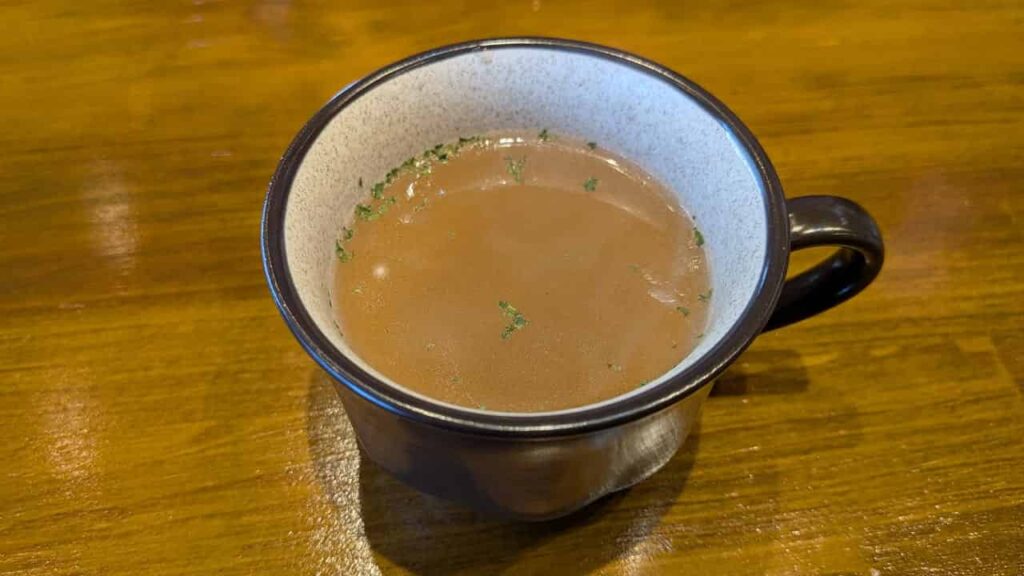 HIKKI'S STEAKの平日のみのサービススープ