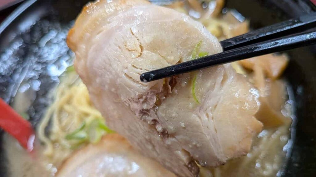 屋台風ラーメンのチャーシュー