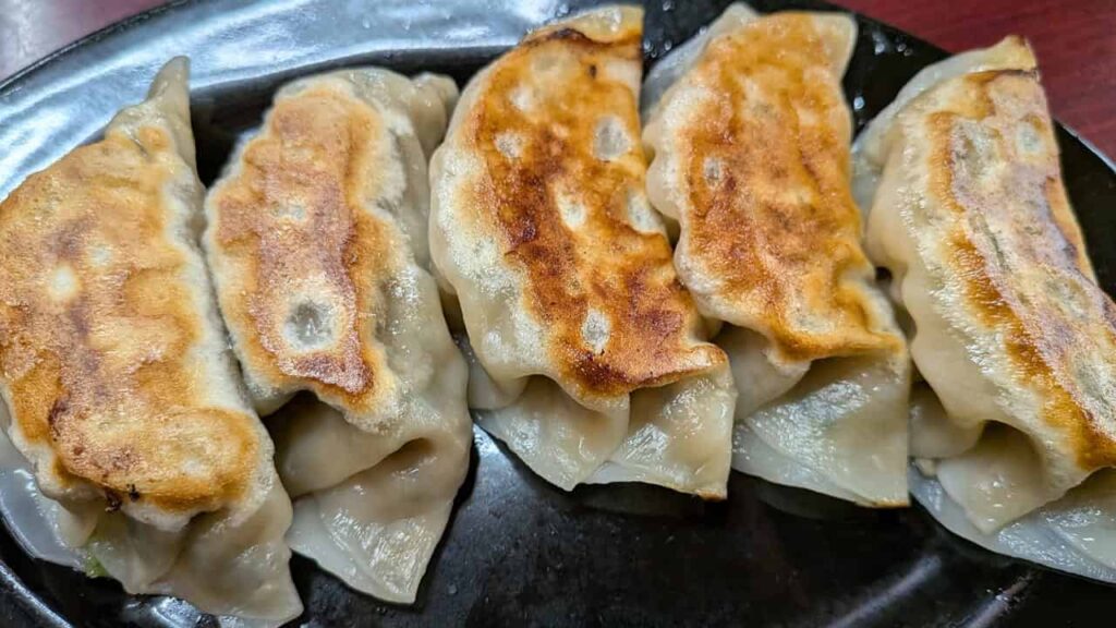 ギョーザの焼き加減