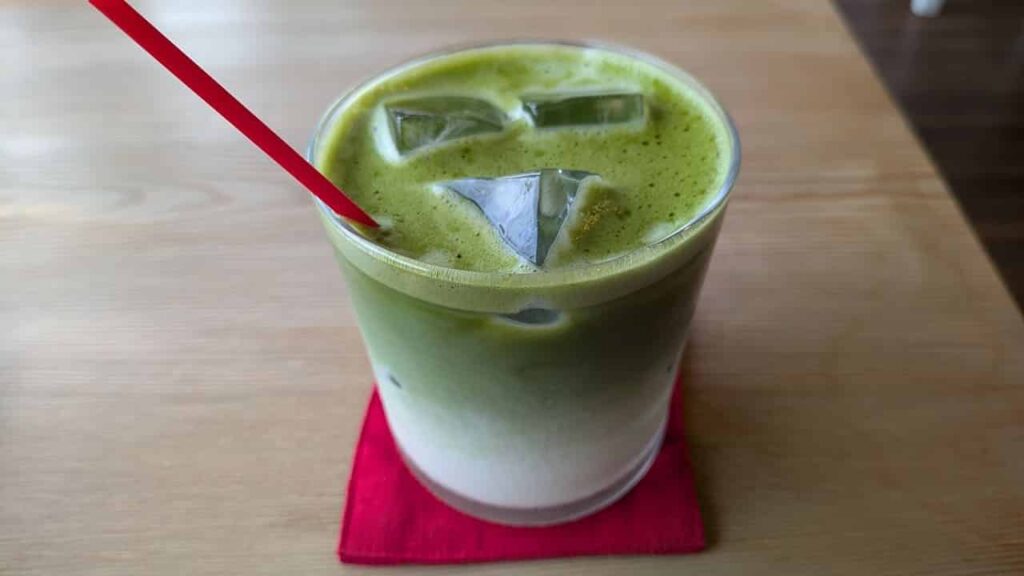 『cafe verb』のお抹茶ラテ