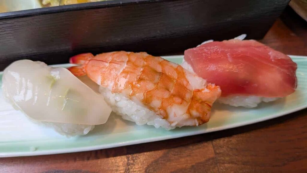 すし萬 あたらしの握り寿司