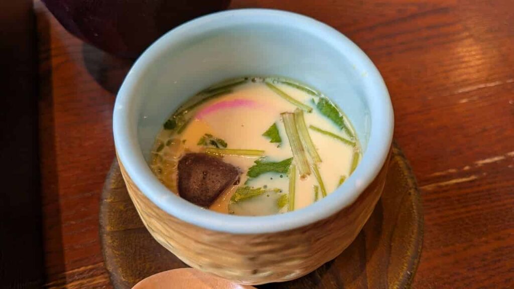 すし萬 あたらしの茶碗蒸し