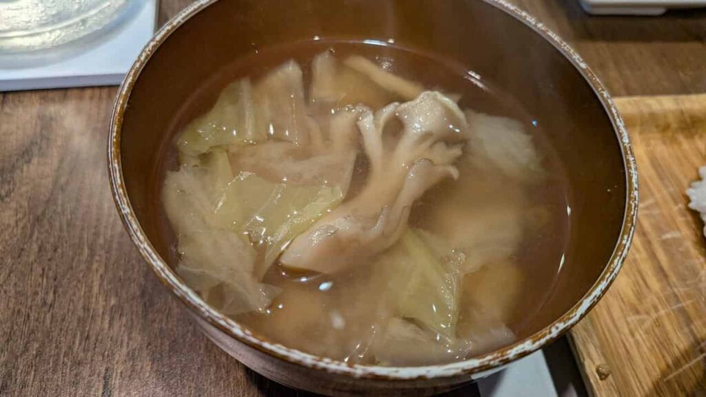 ランチセットのみそ汁