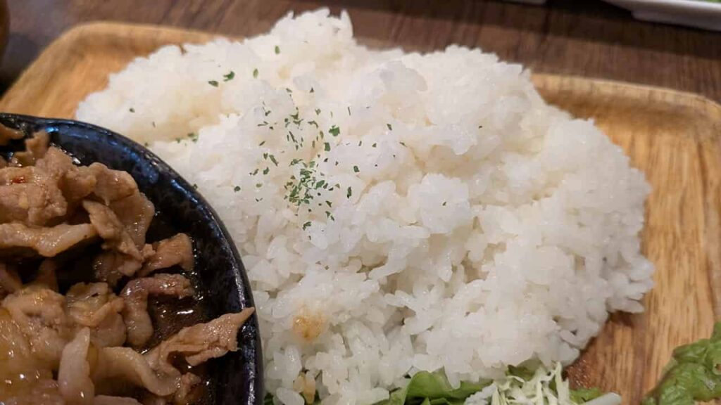 デカ盛りのご飯