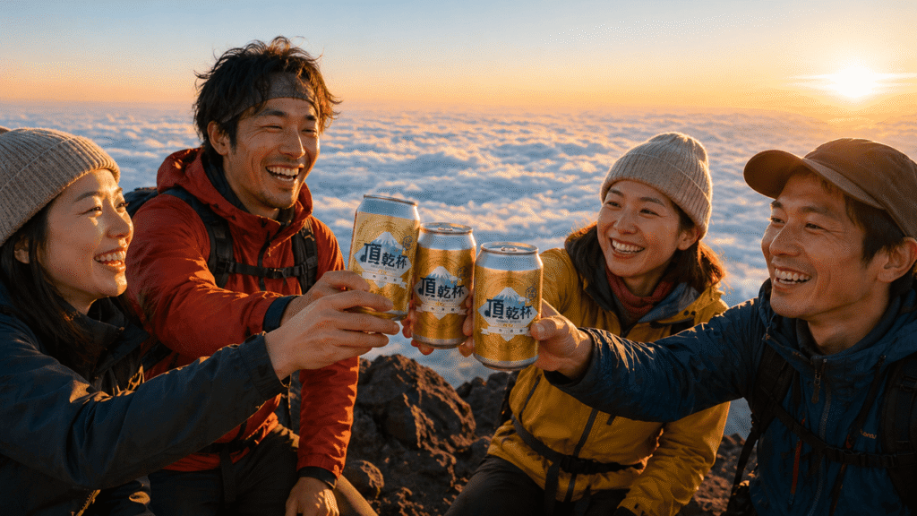 山頂限定クラフトビール『頂乾杯ビール』