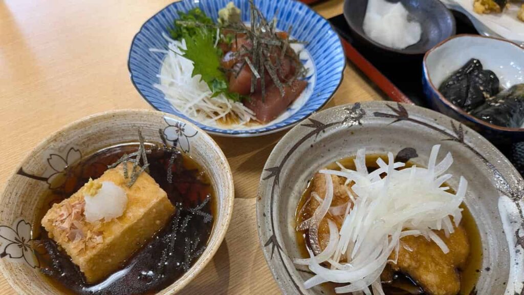 彩り定食の小鉢