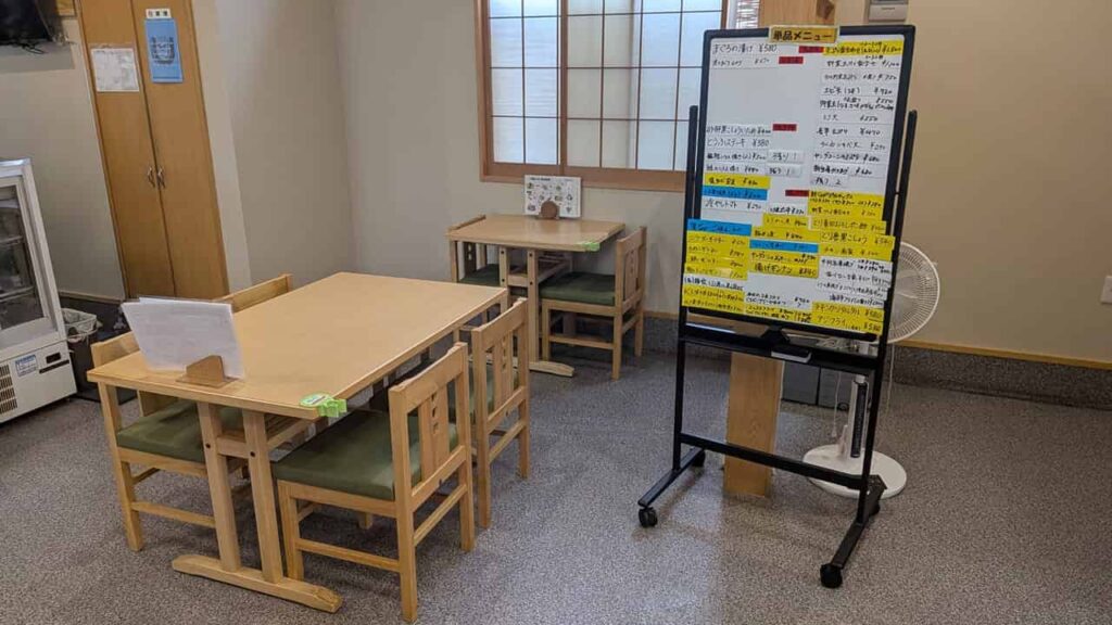 『和食処 佐とう』の店内