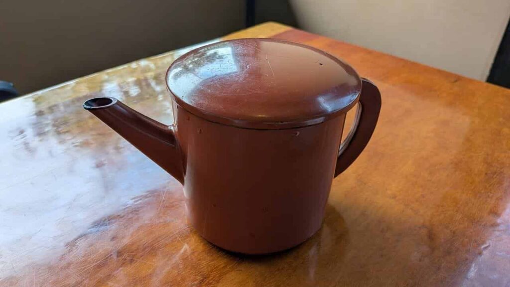 ひでのそば湯