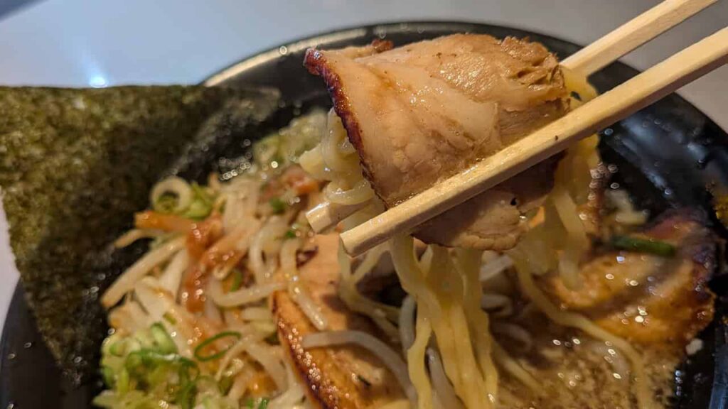 らーめん口福で食事