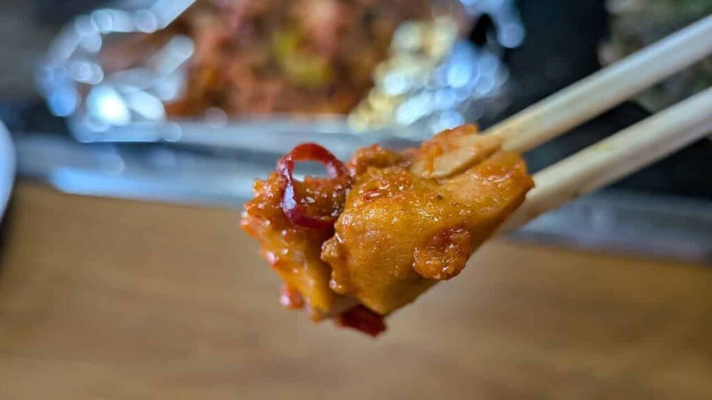 『遊味亭』若鶏の朝鮮漬