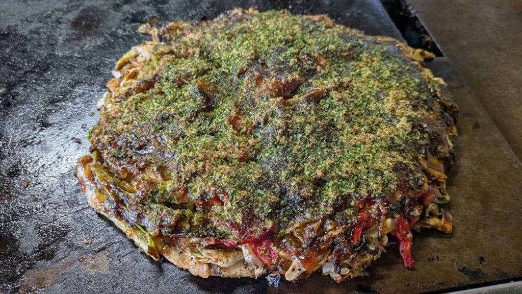 『遊味亭』のお好み焼き